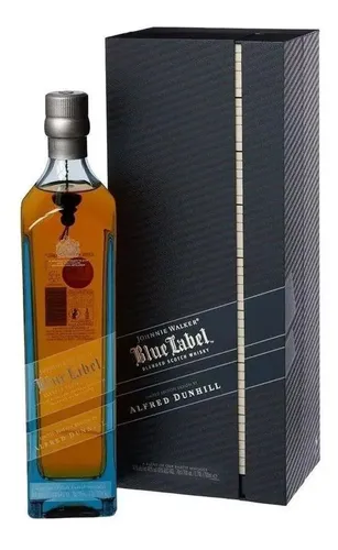 Johnnie Blue Label Alfred Dunhillダンヒルコラボ Whisky Johnnie Walker Blue Label Alfred Dunhill 750ml | MercadoLivre