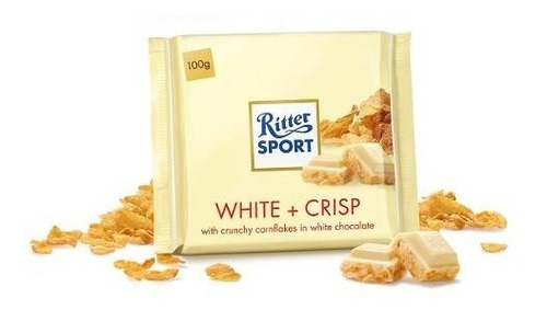 Chocolate Ritter Sport Whithe Weiss + Crisp 100g