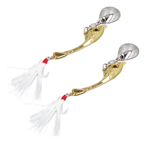 Isca De Pesca, 5 Peças De Metal Vib Lure Professional Rotati