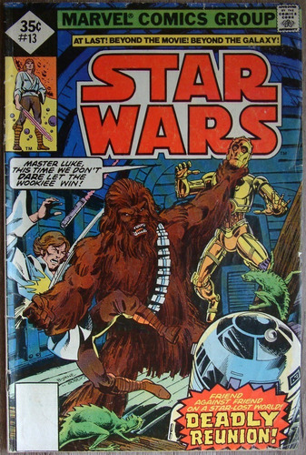 Star Wars Comic 13 Mint State Excelente Estado 1977 Original