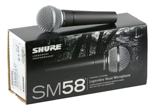 Micrófono Shure QLXD24/B58-H50 De mano Beta 58 Inalámbrico, Music Box
