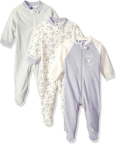 Gerber Baby Paquete De 3 Sleep 'n Play Organico