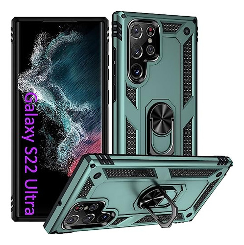 Funda Para Galaxy S22 Ultra Teal Uso Rudo