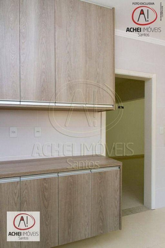 Imagem 14 de 30 de Casa Com 3 Dormitórios, 2 Suítes, Espaço Gourmet E 2 Vagas Fechada, 200 M² - Venda Por R$ 900.000 Ou Aluguel Por R$ 4.500/mês - Aparecida - Santos/sp - Ca1825