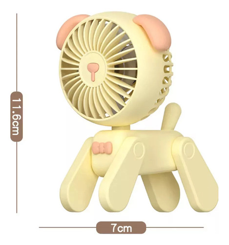 // Ventilador De Escritorio Personal Con Forma De Perro
