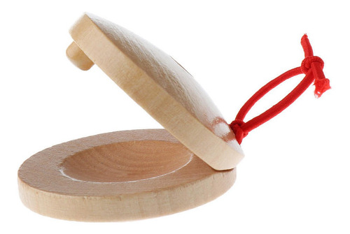 Imagen 5 de 11 de 5x Par De Castañuelas De Lisas Para Niños, Instrumentos De