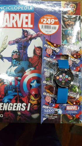 Enciclopedia Marvel N 5 - Avengers 1  / Reloj De Regalo