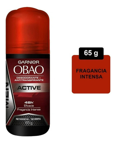Antitranspirante Garnier Obao For Men Active Roll On Para Ho