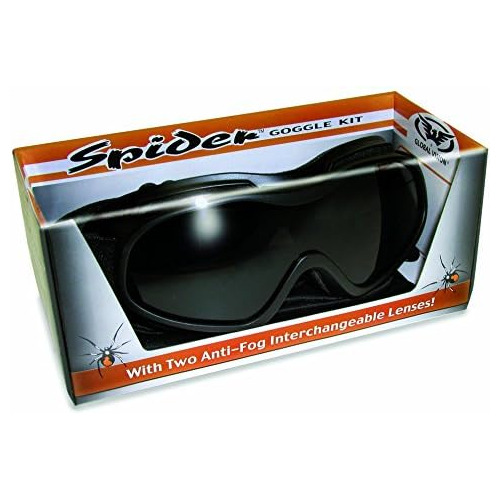 Gafas Spider Goggle Motocicleta Kit De Lentes Transpare...