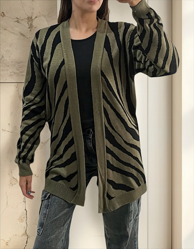 Saco Estampado Varios Lana Acrilica Mujer Nueva Temp