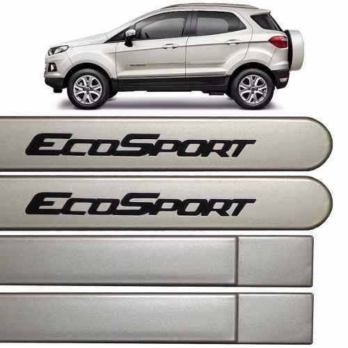 Imagem 1 de 3 de Friso Lateral Ford Ecosport 2013 2014 Prata Riviera 04 Peças