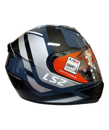 Casco Integral Ls2 Ff352 Down Gris-mundomotos.uy