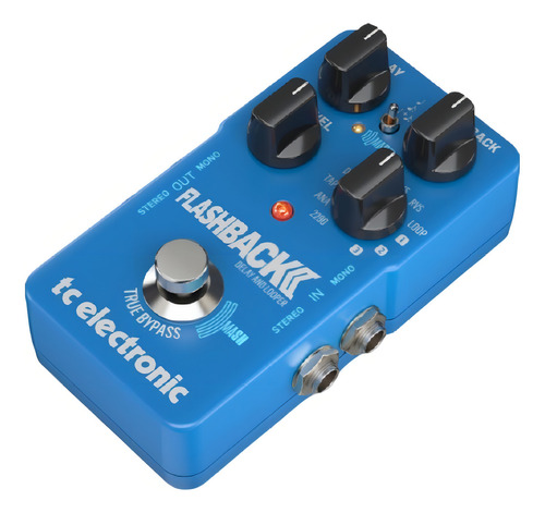 Pedal de efecto TC Electronic Flashback 2 Delay and Looper celeste
