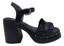 Comprar Sandalias Plataformas Tachas Zapatos Mujer Cuero Moda 1260pm