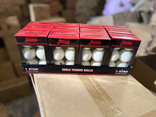 Penn Pelotas Tenis De Mesa 1 Estrella 40 Mm 72 Piezas Blanco