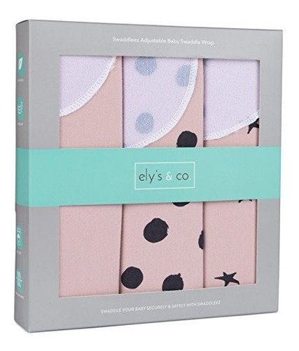 Manta Swaddle Ajustable Infant Baby Wrap Set 3 Pack 03 Meses