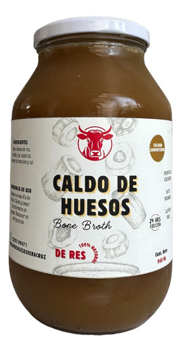 Caldo De Huesos De Res Y Pollo 940 Ml Se Gelatiniza