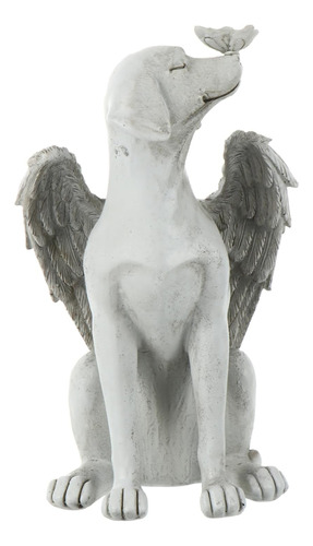 Estatuas De Perro Ángel, Figuritas Y Adornos