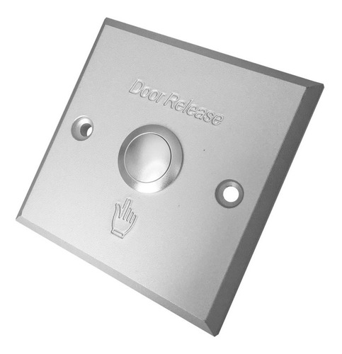 Botón Pulsador Aluminio Control De Acceso Cuadrado
