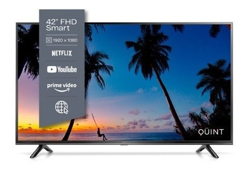 Imagen 1 de 5 de Smart Tv Led 42 Fhd Qt1-42frame Quint Nuevo Garantía
