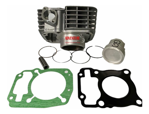 Kit Cilindro Fan 125 Cg 2009/2012 1 Ano De Garantia