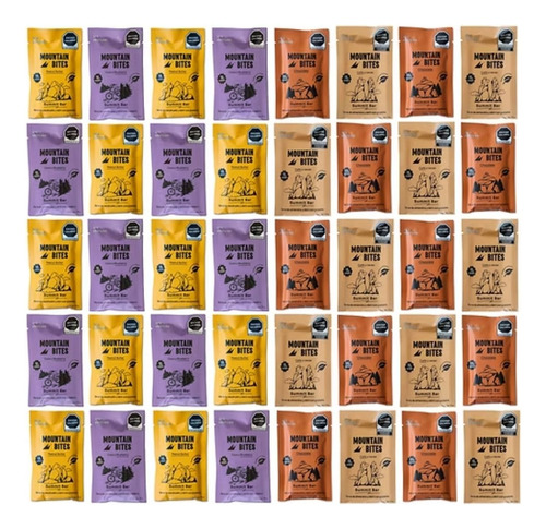 Mountain Bites Barras De Proteína, 40 Pack Multi Sabores