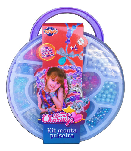 Kit Miçangas Monta Pulseira Beaut Charmys Toyng 45198