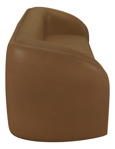 Sofá 4 Lugares Para Sala 252cm Lazio M03 Couríssimo Whisky