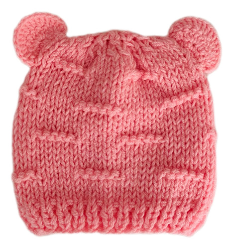 Gorro Bebé Tejido A Mano De 6 A 12 Meses