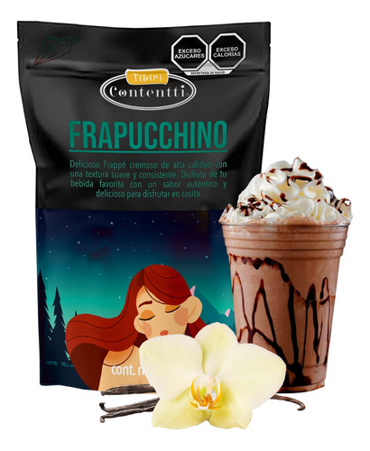 Frappe Vainilla 125 Gr Tibiri Contentti Fácil Preparación.