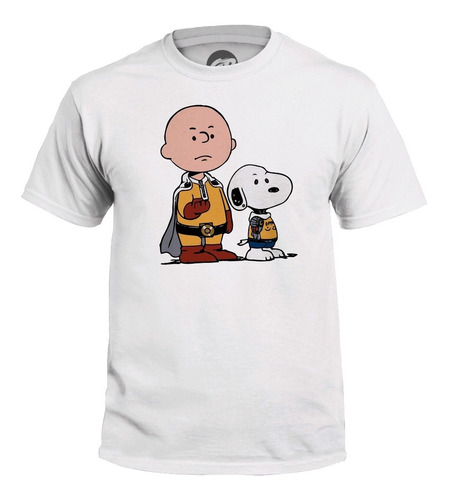 Playera Grapics One Punch Man Saitama Charlie Brown Snoopy