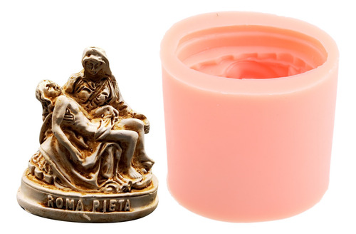 Molde De Silicona Con Forma De Vela De La Santísima Virgen A