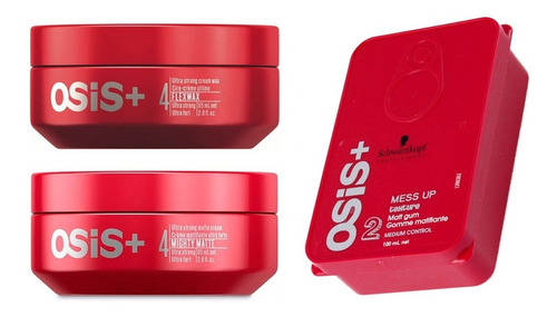 Schwarzkopf Osis+ Mess Up Opaca+ Cera Mighty Matte + Flexwax