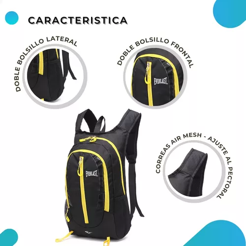 Mochila Running Everlast Trekking Bici Deportes Hombre Mujer