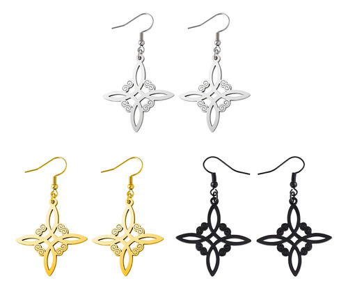 Pendientes Colgantes Con Nudo De Bruja (gd), Pendientes CoLG