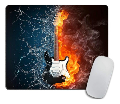 Mouse Pad Para Juegos Y Oficina Diseno Guitarra E