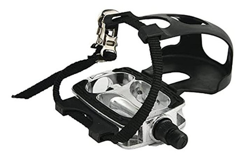 9/16 Bike Replacement Pedals With Adjustable Straps/teo Cli