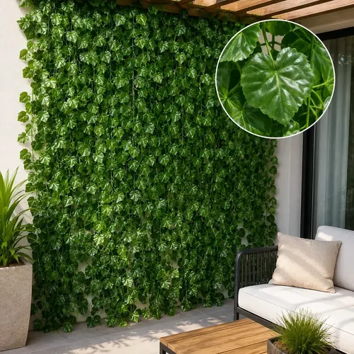 Jardin Vertical Pack 12 Tiras Enredadera Hiedra Hoja Wengue