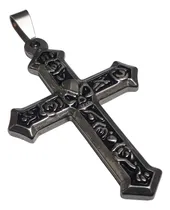 Comprar Dijes Cruz Cruces Crucifijos Labrados - Acero Quirúrgico