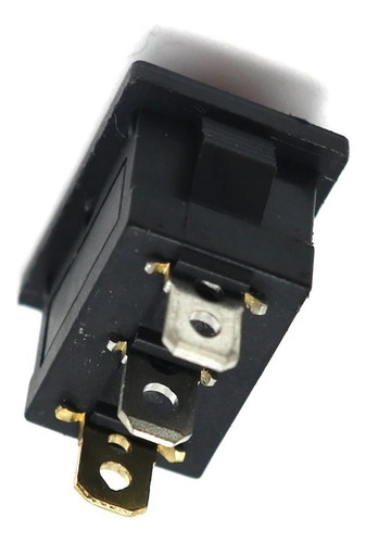 20 Llave Tecla Kcd1 Rocker 6a Amarilla 3-pin Neon 20mm Recta