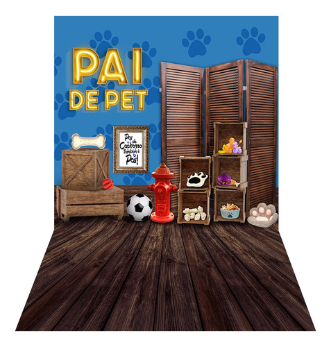 Fundo Fotográfico Pequeno Tecido Sublimado 3d Pet 90x1,30