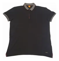 Comprar Playera Polo Hugo Boss Negra Talla Xl Boss Orange