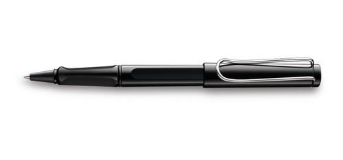 Imagen 1 de 1 de Lapicera Rollerball Safari Negra Trazo Medio 319m63bk - Lamy