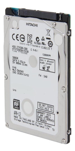 interno Hitachi Travelstar HTS725050A7E630 500GB