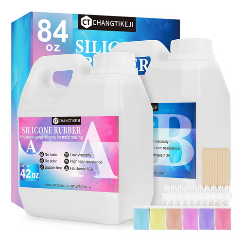 Kit De Fabricación De Moldes De Silicona Elástica 2.4 Kg