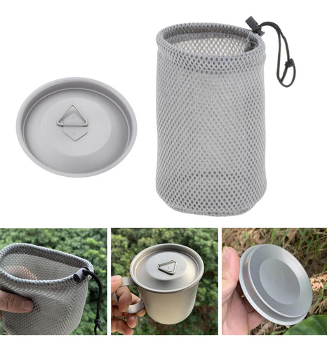 Tapa De Taza De Titanio, Tapa De Taza De Café, Tapa De