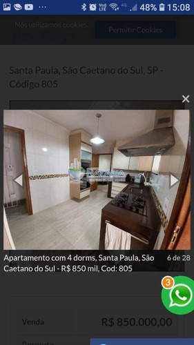 Imagem 7 de 26 de Apartamento Com 4 Dorms, Santa Paula, São Caetano Do Sul - R$ 900 Mil, Cod: 64613 - V64613
