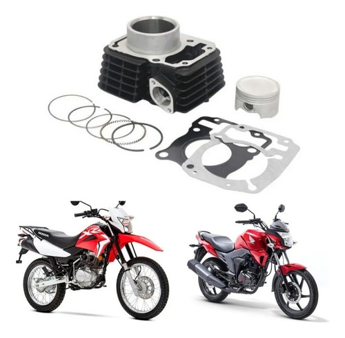 Kit Cilindro Honda Invicta Cbf / Xr 150 (piston + Cilindro)