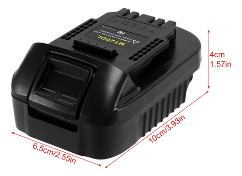 Adaptador De Batería Mt20dl Para Bl1860 Bl1830 Bl1815 L De 1