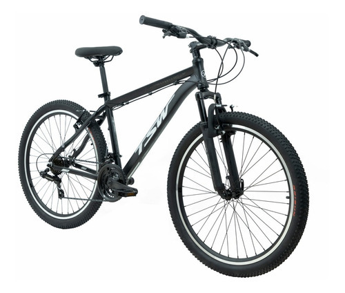 Bicicleta Tsw Ride Mtb Aro 26 Aluminio 21v Shimano Cor Preto/Cinza Tamanho do quadro 17
